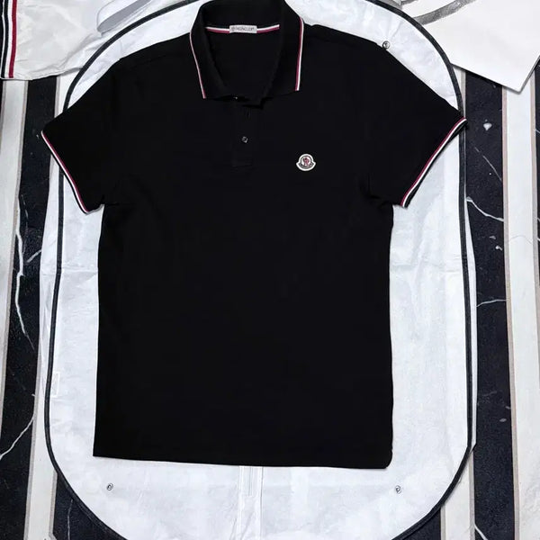 [BUNJANG] Moncler Polo Shirt Black / [25SS/M/S급]몽클레어 카라티 폴로 셔츠 블랙