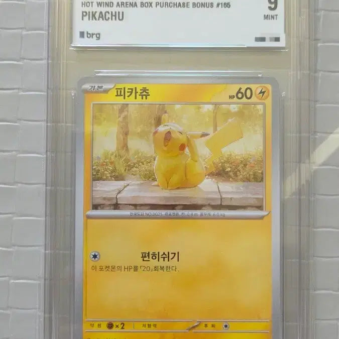 [BUNJANG] Pokemon Card Pikachu Promo (brg9) / 포켓몬카드 피카츄 프로모 (brg9) 판매합니다