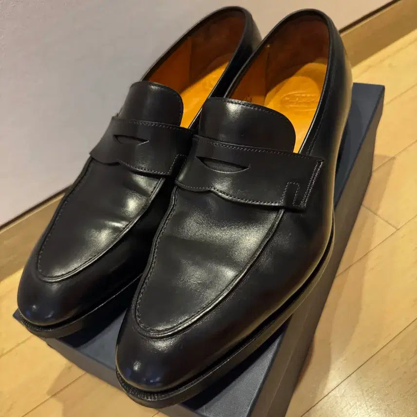 [BUNJANG] Crockett & Jones Handgrade Crawford Penny Loafers / 크로켓앤존스 크로포드 핸드그레이드 페니로퍼 275