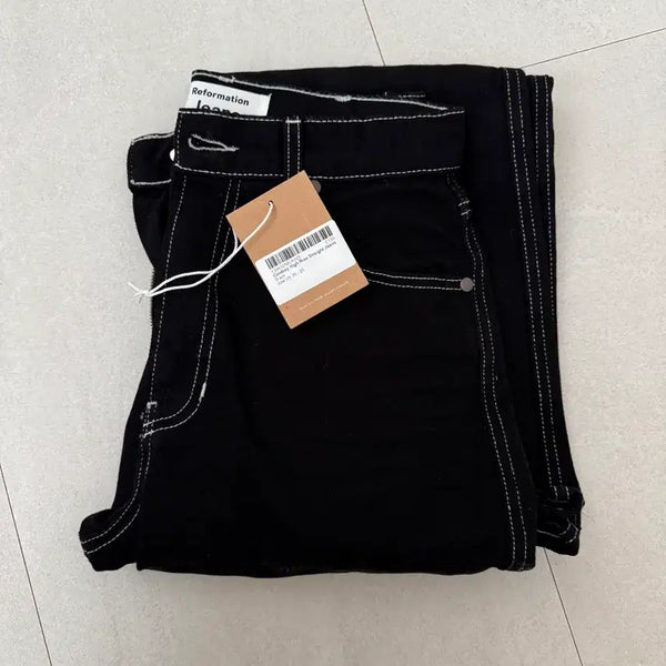 [BUNJANG] Reformation Cowboy High Straight Jeans Size 25 / 리포메이션 카우보이 하이 스트레이트 청바지 25사이즈