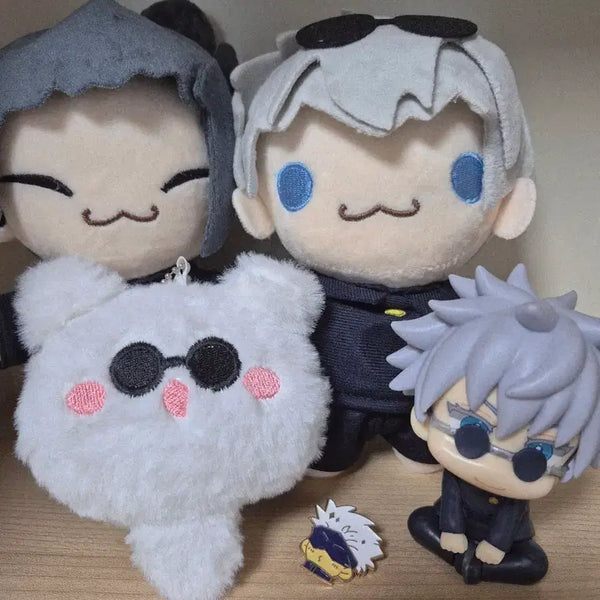 [BUNJANG] Jujutsu Kaisen Gojo & Geto Doll, Figure, and Badge Set / 급전 주술회전 고죠, 게토