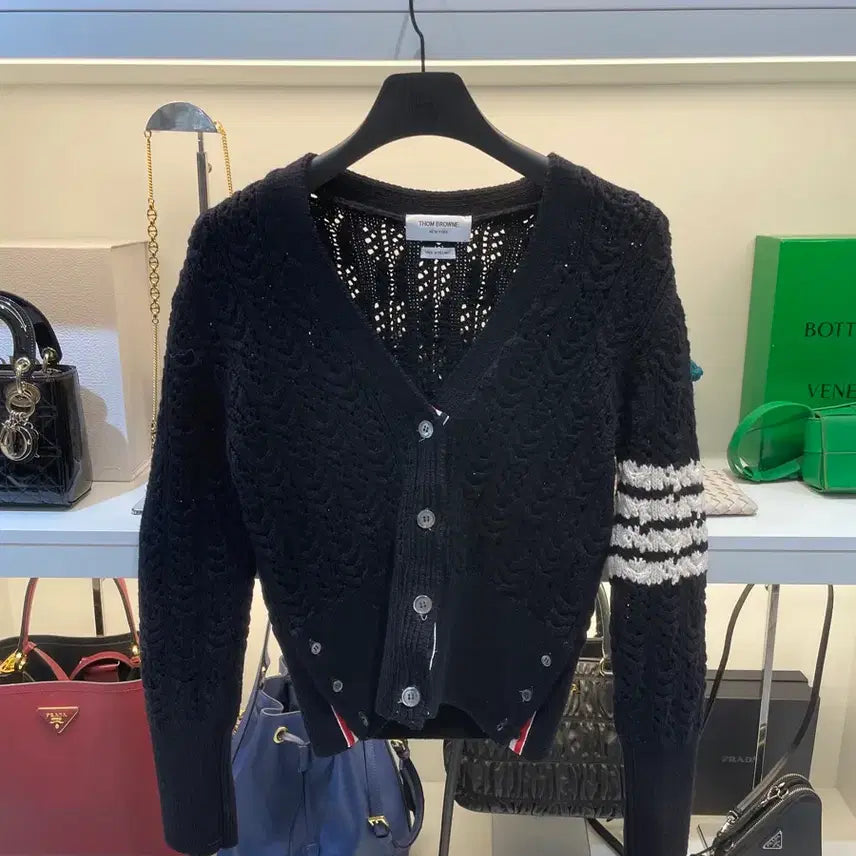 [BUNJANG] Thom Browne Navy Cardigan (Size 40) / [정품/40size] 톰브라운 가디건