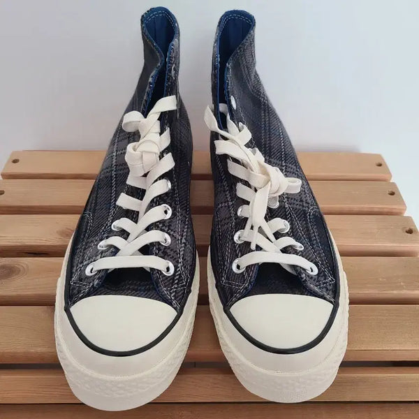 [BUNJANG] Converse Chuck Taylor All Star 70s High Plaid Check Sneakers / 컨버스 척테일러 올스타70s 하이 플래이드 체크 /265