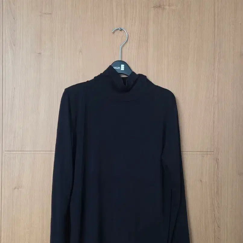 [BUNJANG] Basic Mock Neck Long Sleeve T-Shirt / 기본 목폴라 긴팔 티셔츠