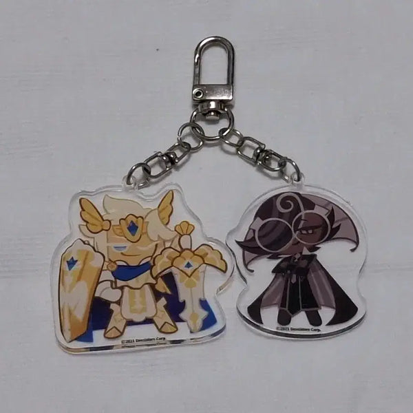 [BUNJANG] Cookierun Kingdom Madlene & Espresso Acrylic Keychain / 쿠킹덤 쿠키런 킹덤 마들에슾 아크릴 키링