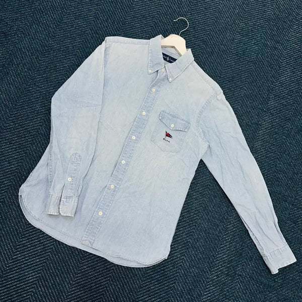 [BUNJANG] Polo Ralph Lauren Denim Shirt - Size M / [M] 폴로 청 셔츠 만원샵