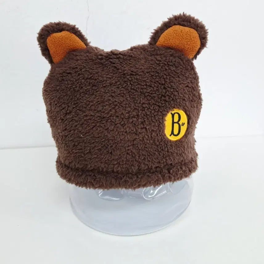 [BUNJANG] BebeD'ino Bear Ear Faux Fur Hat - Brown / 새상품 베베드피노 곰돌이 귀 털모자 브라운