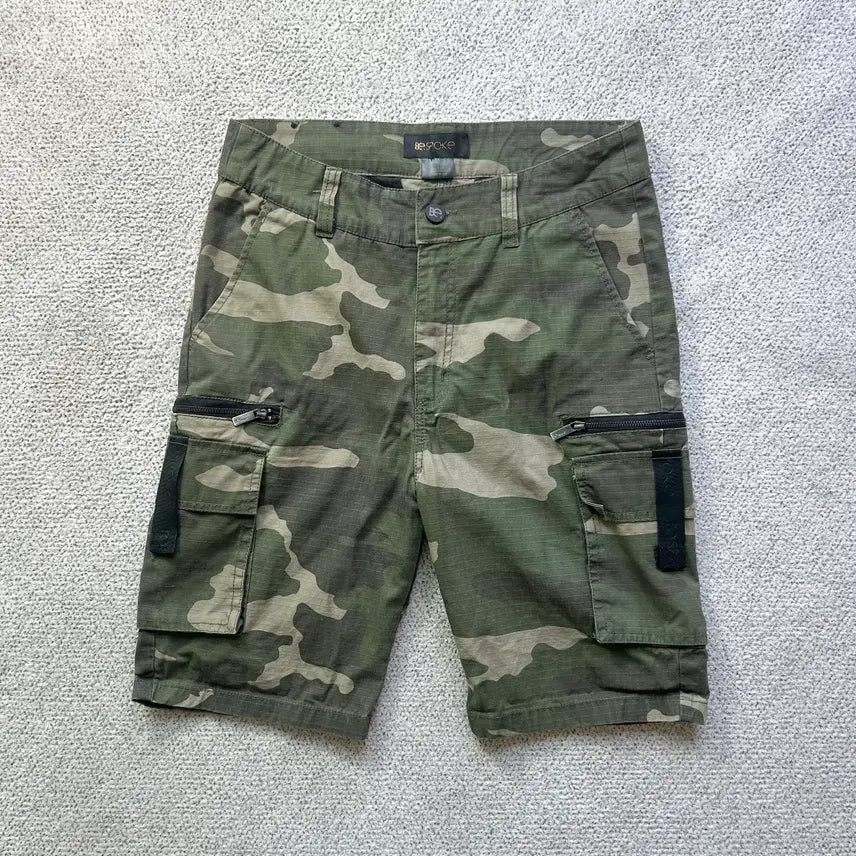 [BUNJANG] Bespoke Camouflage Cargo Shorts / 비스포크 카모플라쥬 카고 쇼츠 반바지 M