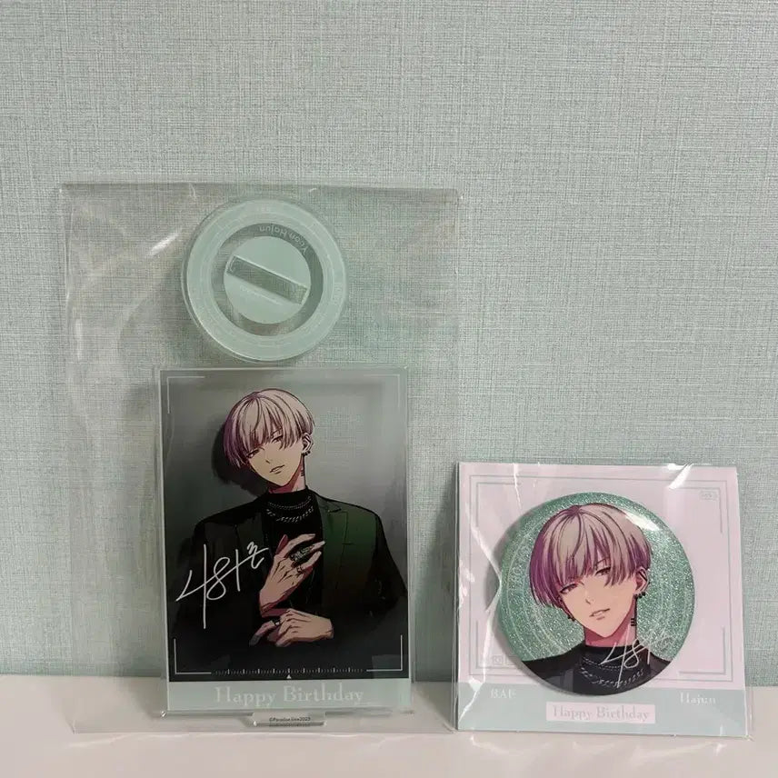 [BUNJANG] Paralight Yeon Hajun Birthday Acrylic Stand & Can Badge Bundle Set / 일괄) 파라라이 연하준 생일 아크릴, 캔뱃지