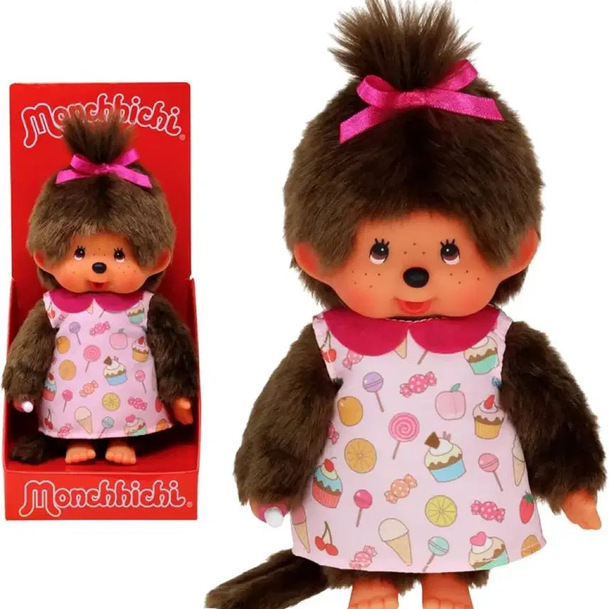 [BUNJANG] Monchhichi Pop Candy One Piece Girl Doll / 몬치치 팝 캔디 원피스 여아 인형