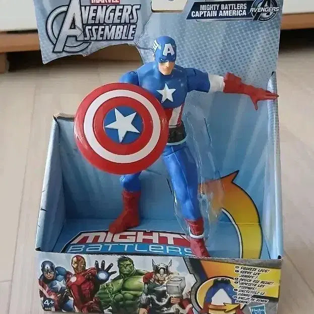 [BUNJANG] Marvel Avengers Captain America Figure (Sealed) / 미개봉 마블 어벤져스 캡틴 아메리카 피규어
