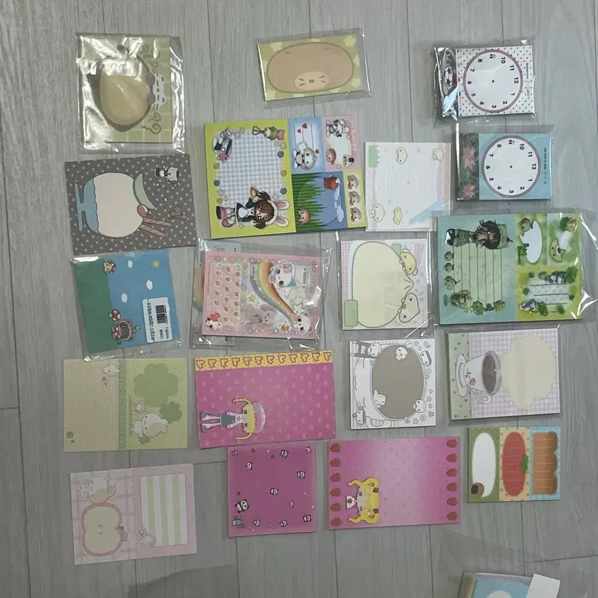 [BUNJANG] Happy Hee Chinese Brand Mixed Memo Pads (40 Sheets) / 떡메모지 떡메 믹스 해피희 중국 완소클럽 웨스티즈 소분 40장