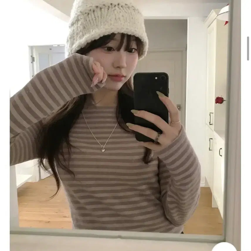[BUNJANG] Hey, Sober Striped Top / 헤이 소브르 탑 줄무늬