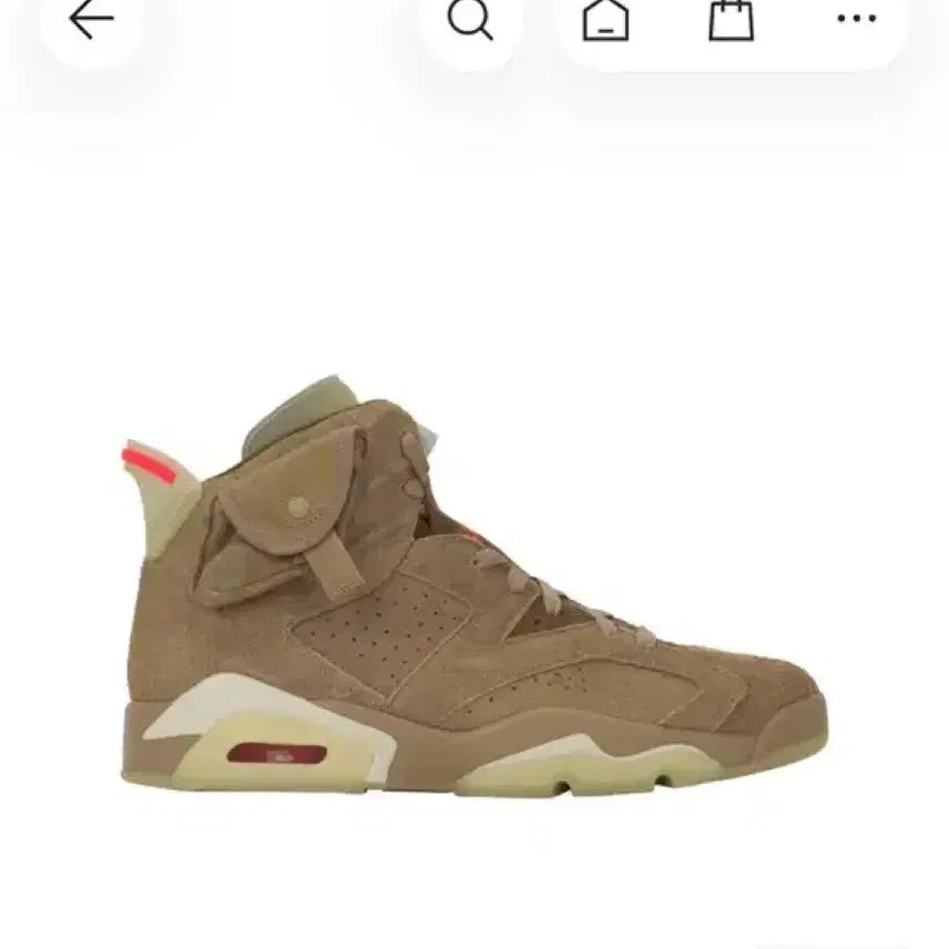 [BUNJANG] Air Jordan 6 x Travis Scott Retro SP British Khaki / 조던 6 x 트래비스 스캇 레트로 SP 브리티쉬 카키