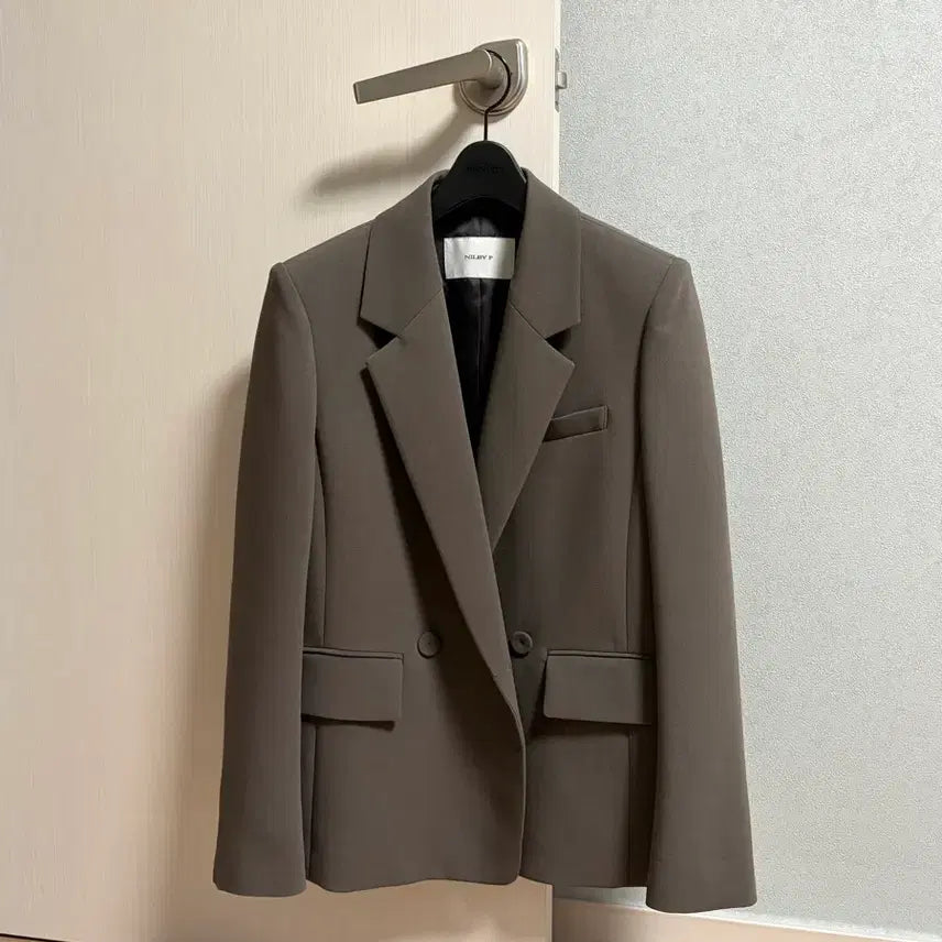 [BUNJANG] Neil Barrett Taupe Brown Setup Jacket & Pants Set / 닐바이피 토프브라운 셋업 / 자켓32 팬츠34