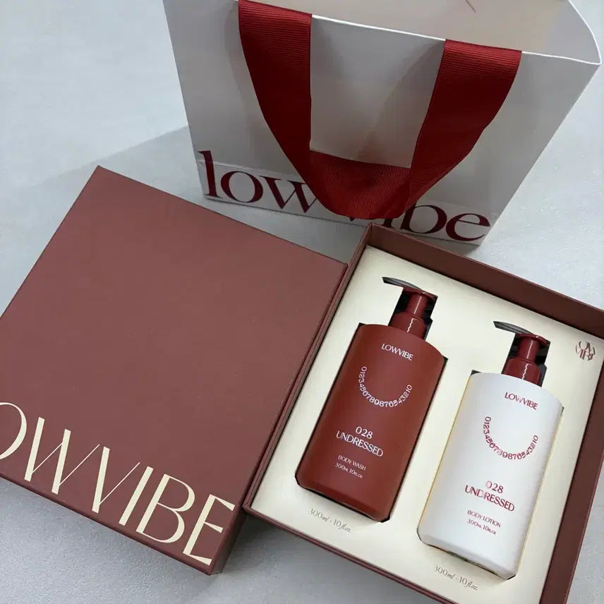 [BUNJANG] Low Vibe Undressed Body Wash & Body Lotion Gift Set / 로우바이브 언드레스드 바디워시 바디로션 선물 세트 기프트 선물용