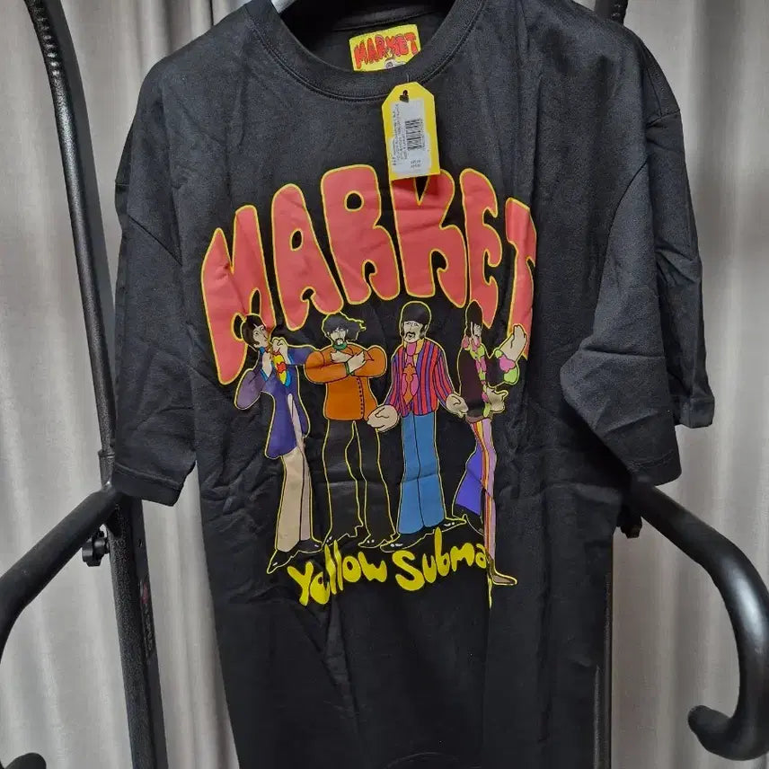[BUNJANG] MARKET Beatles Black T-Shirt (XL) / (XL) MARKET 비틀즈 블랙 티셔츠