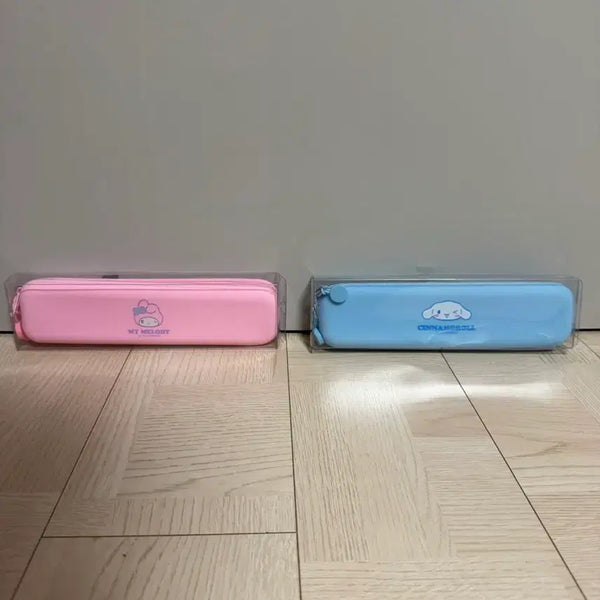 [BUNJANG] Cinnamoroll & My Melody Pencil Case Set / 시나모롤 마이멜로디 필통 세트