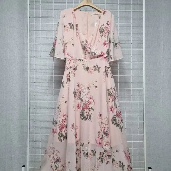 [BUNJANG] Chic Line Chiffon Dress L / (새상품) 시크라인 쉬폰원피스 L