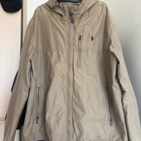 [BUNJANG] Polo Ralph Lauren Beige Windbreaker Jacket XL / 폴로 랄프로렌 바람막이 XL 정품