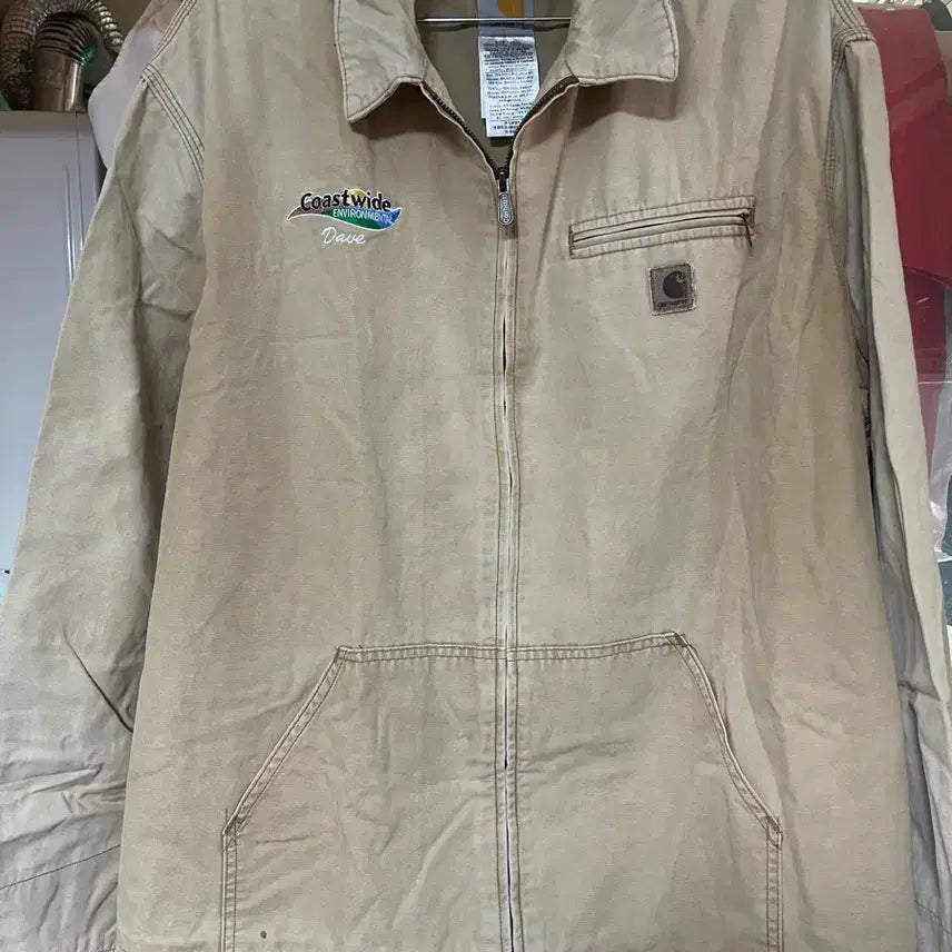 [BUNJANG] Carhartt Beige Jacket / 칼하트 자켓 베이지색