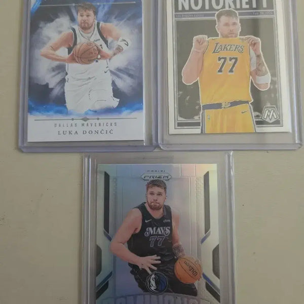 [BUNJANG] Luka Dončić Basketball Cards 3-Set Collection / 루카 돈치치 농구 카드 3종 세트