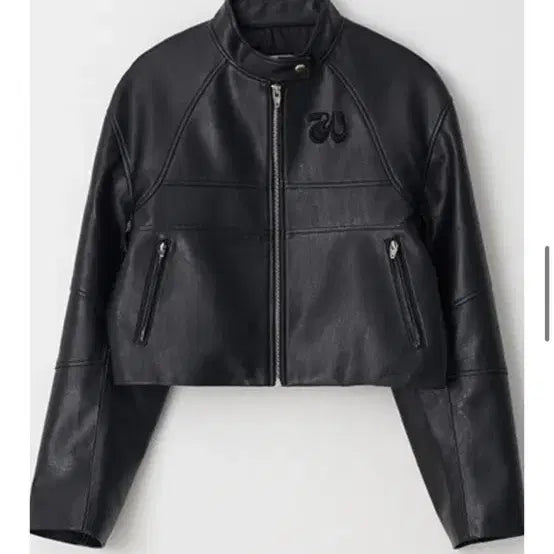 [BUNJANG] ANSWER Yes Black Leather Jacket / 앤써이스예스 블랙 레더 재킷
