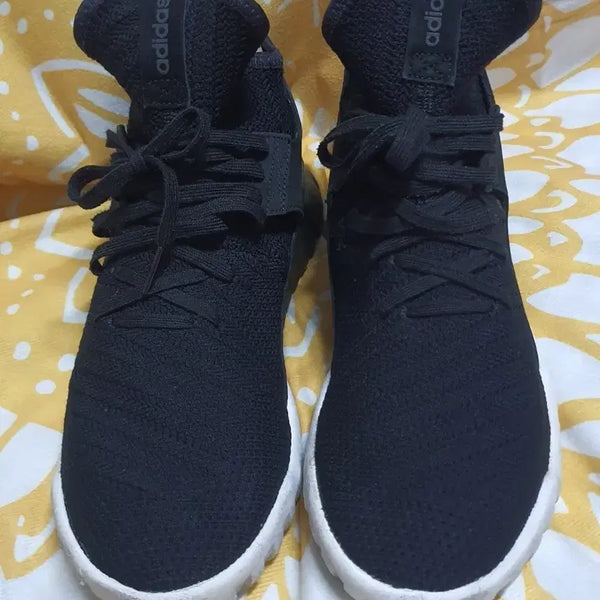 [BUNJANG] Adidas Tubular Primeknit Sneakers Black 260 / 아디다스 튜블라 프라임니트  블랙 260