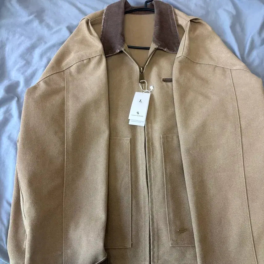 [BUNJANG] La Fete Store Work Jacket Beige L / 라퍼지스토어 워크자켓 새상품