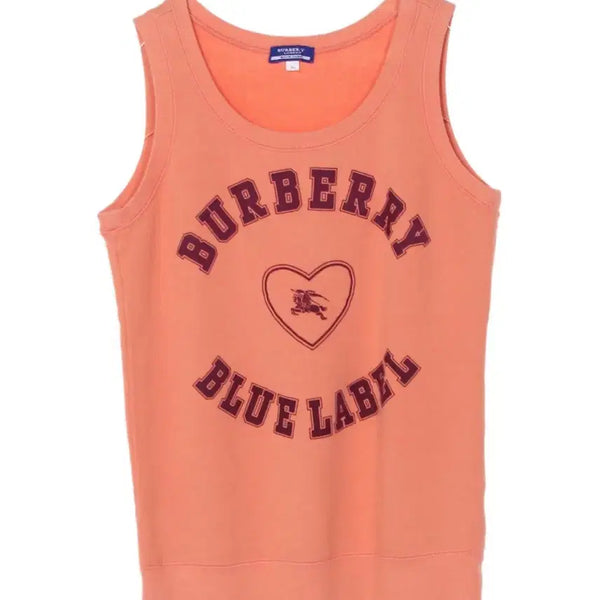 [BUNJANG] Burberry Blue Label Sleeveless Orange / 버버리 블루라벨 나시 오렌지 (시착만 해본 제품)