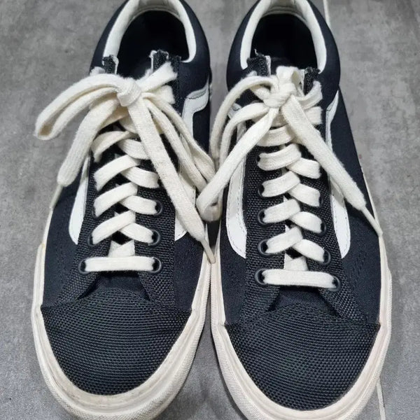 [BUNJANG] Vans Style 36 Nylon Black Sneakers / 반스 스타일36 나일론 블랙 250