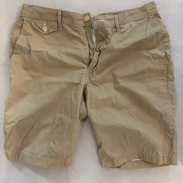 [BUNJANG] Post Overalls Shorts Pants Beige / 포스트 오버롤즈 쇼츠 팬츠 반바지 post overalls