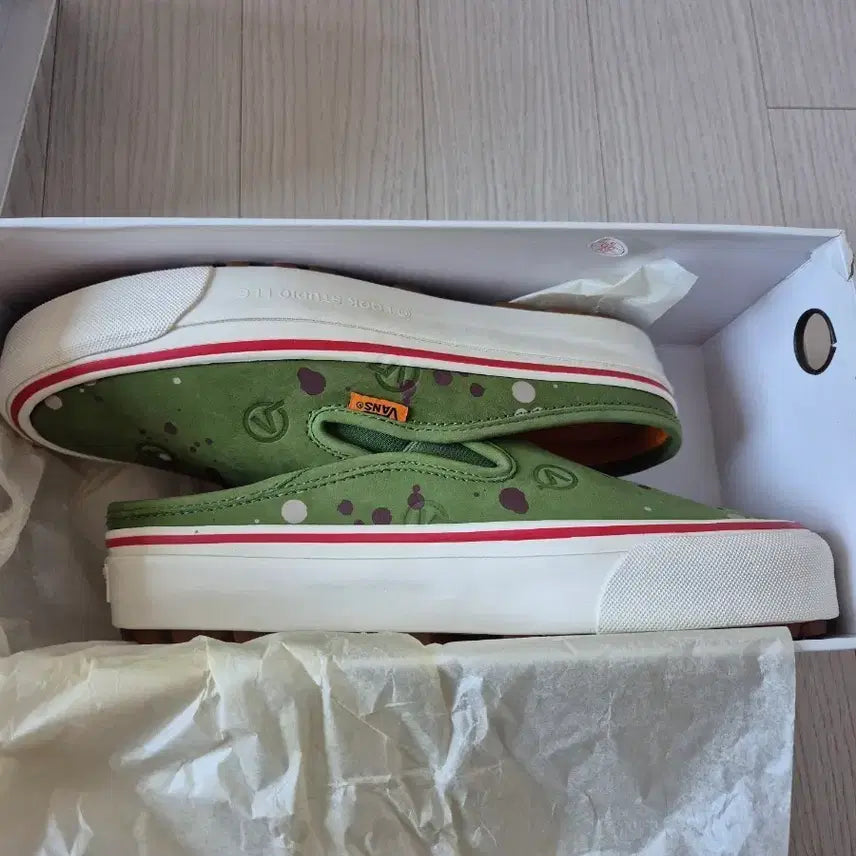 [BUNJANG] Vans x LQQK Studio Green Mule / (255) 반스 LQQK 스튜디오 연두색 뮬