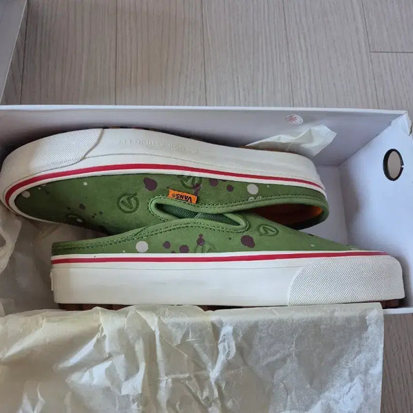 [BUNJANG] Vans x LQQK Studio Green Mule / (255) 반스 LQQK 스튜디오 연두색 뮬