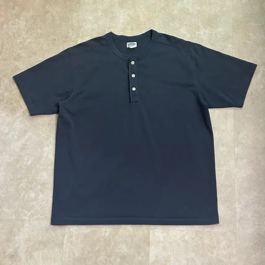 [BUNJANG] Bronson Henley Neck Short Sleeve T-Shirt (Size 3XL/XXXL) / [급처]브론슨 헨리넥 반팔 3XL/XXXL