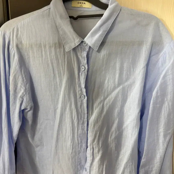[BUNJANG] Cos 7/10 Sleeve Cotton Shirt / 7부 아사면 셔츠 cos