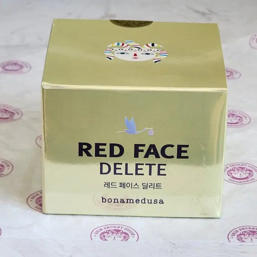 [BUNJANG] BonameDusa Red Face Delete Cream (100g Large Size) / [대용량] 보나메두사 레드 페이스 딜리트 크림 진정 수분