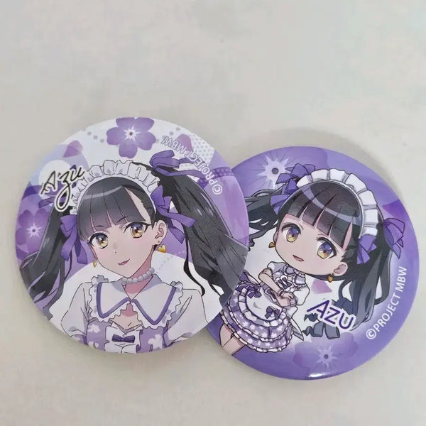 [BUNJANG] Maebashi Witch's Lottery Can Badge Nisato Azu / 마에바시 위치스 쿠지 캔뱃지 니이사토 아즈