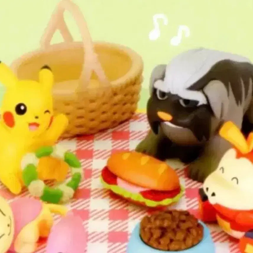 [BUNJANG] Pokemon Together Picnic Mascot Vol. 2 Pikachu, Pichu, Maschiff Figure Set / 포켓몬스터 피카츄 마피티프 피규어 (일괄)