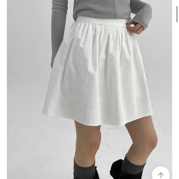 [BUNJANG] Black Up Remota Cotton Flare Midi Skirt M / 블랙업 레모타 코튼 플레어 미디스커트 m