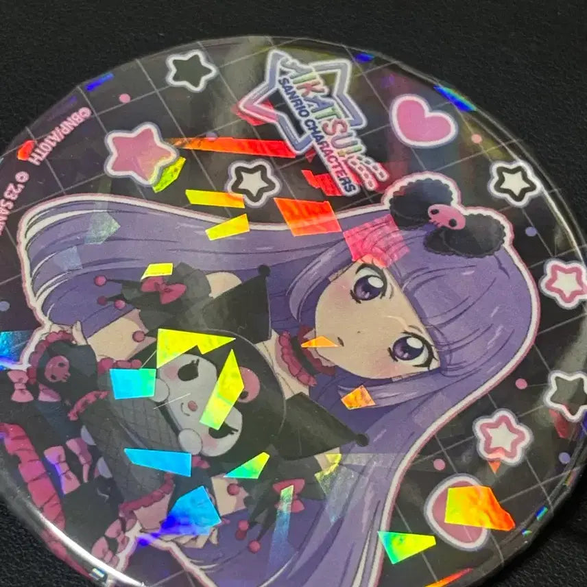 [BUNJANG] Aikatsu! Ichigo Hoshimiya Lilie Shirogane Sanrio Kuromi Pin Button / 아이카츠 아이엠스타 리라 스미레 산리오 쿠로미 핀버튼