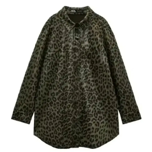 [BUNJANG] Zara Printed Oversized Shirt - Medium / zara 자라 프린트 오버 셔츠 - M