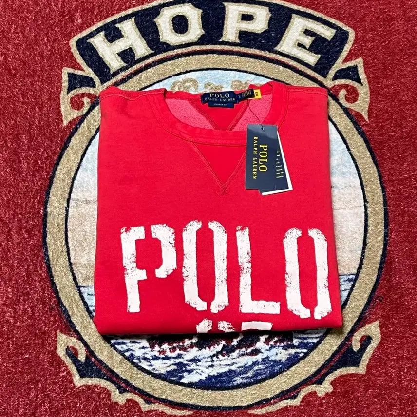 [BUNJANG] Polo Ralph Lauren Vintage Fit Graphic Sweatshirt / 폴로 빈티지핏 그래픽 스웨트셔츠