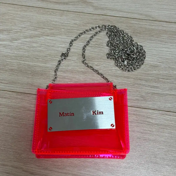 [BUNJANG] Matinkim Accordion Mini Jelly Bag Pink / 마뗑킴 아코디언 미니 젤리백
