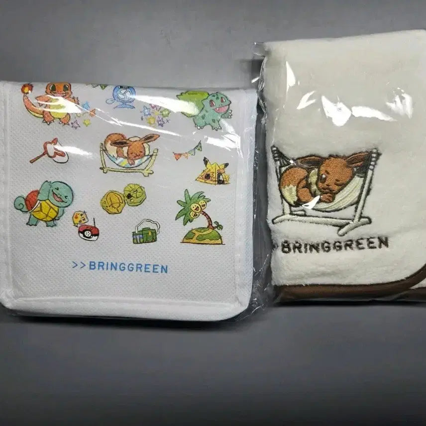 [BUNJANG] Olive Young Pokemon Pouch and Hand Towel Set / 가격 내림XX)올리브영 포켓몬 파우치/ 핸드타월 일괄