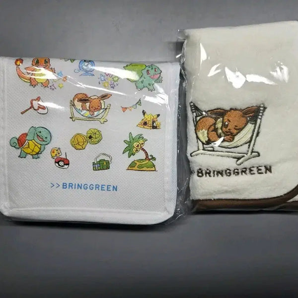 [BUNJANG] Olive Young Pokemon Pouch and Hand Towel Set / 가격 내림XX)올리브영 포켓몬 파우치/ 핸드타월 일괄