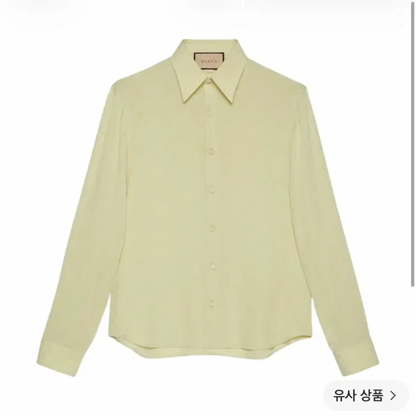 [BUNJANG] Gucci GG Silk Crepe Shirt / 구찌 GG 실크 크레페 셔츠 16.5(103정도 사이즈감) 새상품