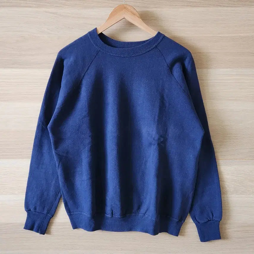 [BUNJANG] Vintage USA Raglan Sweatshirt Navy L / 빈티지 USA 래글런 스웨트셔츠 네이비 L