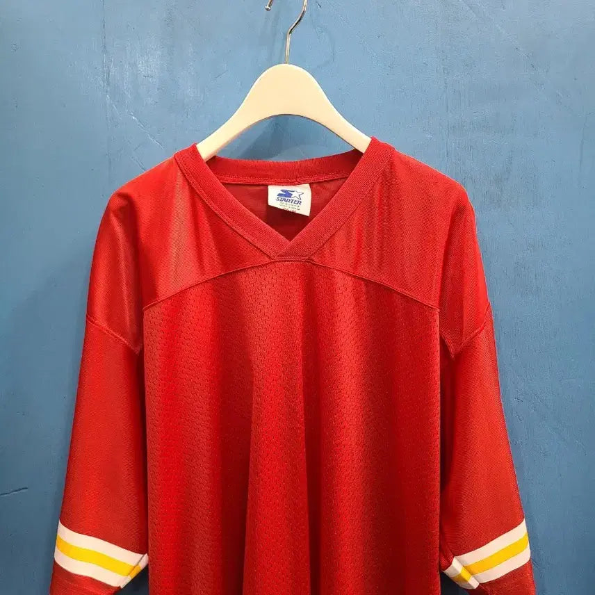 [BUNJANG] Starter 90s Vintage Football Jersey / 90s 스타터 빈티지 풋볼져지 블록코어
