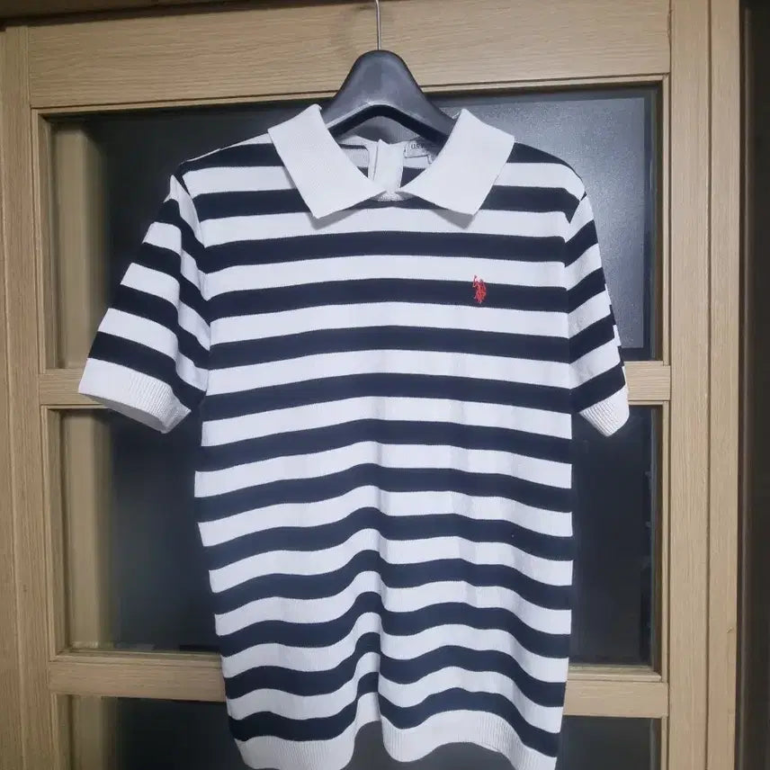 [BUNJANG] US Polo Knit Short Sleeve T-Shirt / us polo 니트 반팔티셔츠 m